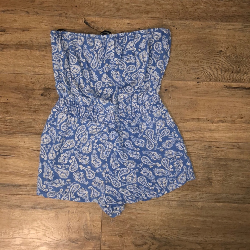 Forever21 Strapless Romper